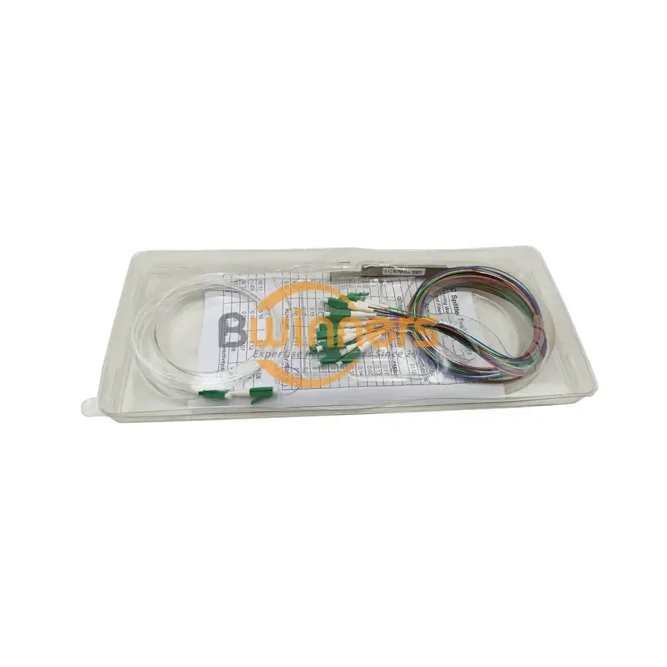 BWN-PLC-MMST-1X8-LC-APC Steel Tube 1×8 LC/APC Optic Fiber Splitter