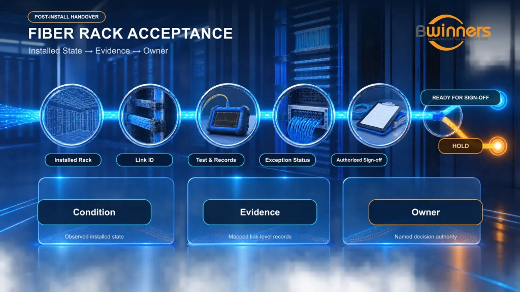 Fiber Optic Rack Cabling Acceptance Checklist