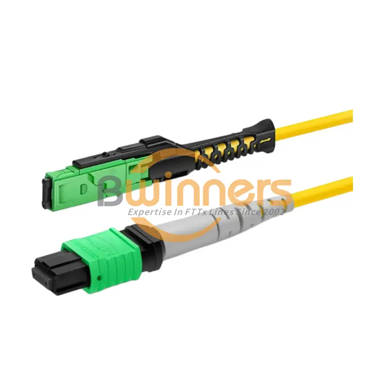 Size comparison of MMC and MPO connectors